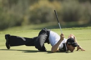 Это вы ещё игроков в гольф не видели.