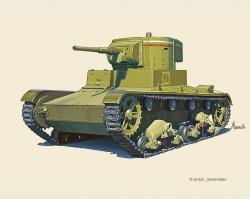 У него и танки есть, и мотики кажется были