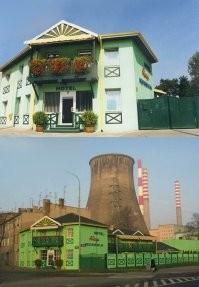 А я останавливался в этом отеле в Лодзе, было это лет 15 назад и фотке наверно столько же.
Нормальный отельчик, недорого, уютненько и до центра близко. Соседство конечно "впечатляет", но в командировке это не важно)