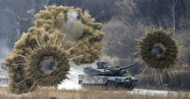 отстрел дымовых гранат в качестве маскировки