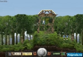 Есть игрушка от Armor Games на эту тему: Crush the castle. В свое время надолго залипал в ней.
Цинк: