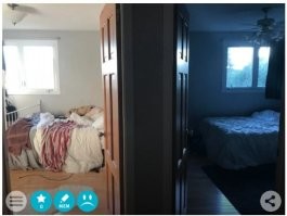 Так лампу у сестры выключи, и одинаково будет