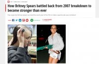 А вот и инфа:
ОТ ХИТА ДО НЕРВНОГО СРЫВА

20 лет назад пронзительный школьный звонок оповестил вселенную о рождении новой поп-звезды. Своими танцами в культовом клипе …Baby One More Time 17-летняя Бритни Спирс покорила школьный коридор, а вскоре   всю планету. Через 9 лет мир все еще следил за повзрослевшей принцессой. Но уже при куда более пугающих обстоятельствах.   
Любой, кто мало-мальски разбирается в поп-культуре, с ходу назовет самое громкое событие 2007 года. Бритни побрила голову на радость орде папарацци. Интернет-тролли до сих пор охотно смеются над очевидным нервным срывом певицы, некогда олицетворявшей коллективное целомудрие американского среднего класса.

Взять в руки машинку для бритья Бритни Спирс заставил затяжной стресс, вызванный тяжелым браком. Осенью 2004 года она вышла замуж за танцора Кевина Федерлайна. Они объявили о помолвке после всего трех месяцев отношений, у них родились двое сыновей-погодок, но пресса едко помечала, что Федерлайну явно больше нравился образ новоявленной знаменитости, чем роль супруга и отца. Пока Бритни готовилась стать мамой, ее мужа видели на бесконечных вечеринках.

По слухам, Спирс начала думать о разводе сразу после рождения первенца, но через полгода снова забеременела. В сентябре 2006 года Спирс родила второго сына, а уже в ноябре подала на развод. После долгих скандальных судебных разбирательств Федерлайн получил опеку над детьми. Суд встал на его сторону: Бритни не прошла тесты на алкоголь и наркотики.

Сегодня все это осталось в прошлом. Бритни уже много лет ведет здоровый образ жизни, но психическое состояние певицы до сих пор нестабильно, поэтому дети все еще живут с отцом. Певица обязана выплачивать бывшему мужу немаленькие алименты   60 тысяч долларов в месяц. 

Важно понимать, что ни сама Бритни, ни ее приближенные никогда публично не озвучивали диагноз певицы. Но достоверно известно, что в конце нулевых она дважды проходила лечение в психиатрических клиниках. И психическое состояние Спирс оказалось настолько серьезным, что сразу после развода, в 2008 году, суд поручил ее отцу и юристу взять Бритни под опеку. Это решение подразумевало контроль всей жизни артистки: от карьерных решений до проведения любых серьезных финансовых операций. Обычно так делают с пожилыми людьми, а не с юными девушками, но в история Бритни никогда и не была «обычной».

Больше тут