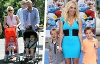 А вот и инфа:
ОТ ХИТА ДО НЕРВНОГО СРЫВА

20 лет назад пронзительный школьный звонок оповестил вселенную о рождении новой поп-звезды. Своими танцами в культовом клипе …Baby One More Time 17-летняя Бритни Спирс покорила школьный коридор, а вскоре   всю планету. Через 9 лет мир все еще следил за повзрослевшей принцессой. Но уже при куда более пугающих обстоятельствах.   
Любой, кто мало-мальски разбирается в поп-культуре, с ходу назовет самое громкое событие 2007 года. Бритни побрила голову на радость орде папарацци. Интернет-тролли до сих пор охотно смеются над очевидным нервным срывом певицы, некогда олицетворявшей коллективное целомудрие американского среднего класса.

Взять в руки машинку для бритья Бритни Спирс заставил затяжной стресс, вызванный тяжелым браком. Осенью 2004 года она вышла замуж за танцора Кевина Федерлайна. Они объявили о помолвке после всего трех месяцев отношений, у них родились двое сыновей-погодок, но пресса едко помечала, что Федерлайну явно больше нравился образ новоявленной знаменитости, чем роль супруга и отца. Пока Бритни готовилась стать мамой, ее мужа видели на бесконечных вечеринках.

По слухам, Спирс начала думать о разводе сразу после рождения первенца, но через полгода снова забеременела. В сентябре 2006 года Спирс родила второго сына, а уже в ноябре подала на развод. После долгих скандальных судебных разбирательств Федерлайн получил опеку над детьми. Суд встал на его сторону: Бритни не прошла тесты на алкоголь и наркотики.

Сегодня все это осталось в прошлом. Бритни уже много лет ведет здоровый образ жизни, но психическое состояние певицы до сих пор нестабильно, поэтому дети все еще живут с отцом. Певица обязана выплачивать бывшему мужу немаленькие алименты   60 тысяч долларов в месяц. 

Важно понимать, что ни сама Бритни, ни ее приближенные никогда публично не озвучивали диагноз певицы. Но достоверно известно, что в конце нулевых она дважды проходила лечение в психиатрических клиниках. И психическое состояние Спирс оказалось настолько серьезным, что сразу после развода, в 2008 году, суд поручил ее отцу и юристу взять Бритни под опеку. Это решение подразумевало контроль всей жизни артистки: от карьерных решений до проведения любых серьезных финансовых операций. Обычно так делают с пожилыми людьми, а не с юными девушками, но в история Бритни никогда и не была «обычной».

Больше тут