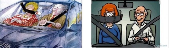 "Но за то как громко они молчали всю оставшуюся дорогу... Я не слышал ни одного "не гони", "обгоняй", "тормози"." 

А вот по этому, нужно пользоваться ремнями безопасности!