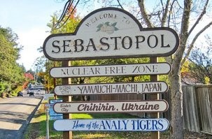 Севастополь (Sebastopol)   2 города (Калифорния, Миссисипи)