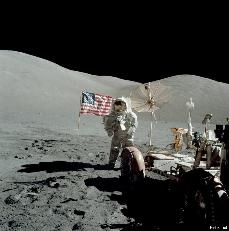 Трудно быть дремучим человеком. Фото из архивов NASA. Если интересно архив NASA  Аполлон 17: