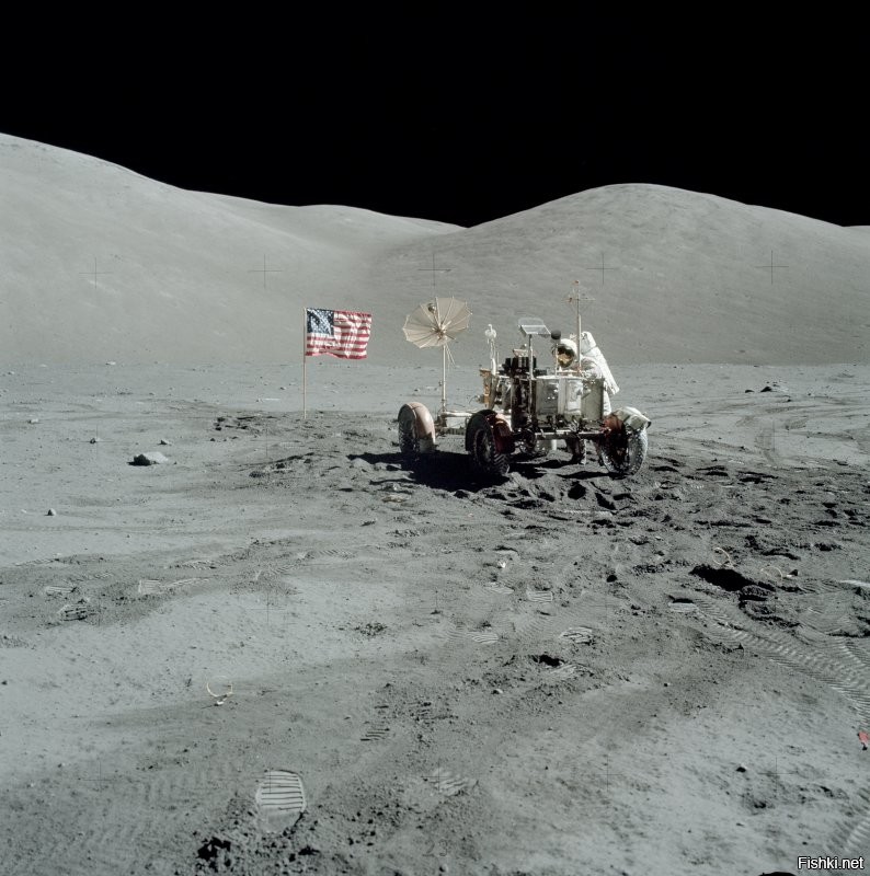 Трудно быть дремучим человеком. Фото из архивов NASA. Если интересно архив NASA  Аполлон 17: