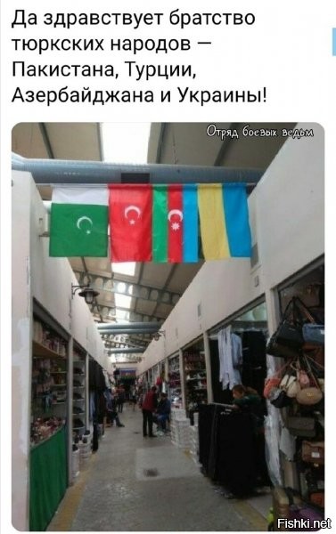 Вообще-то Пакистан тоже не тюркская страна. Тут дружественные страны