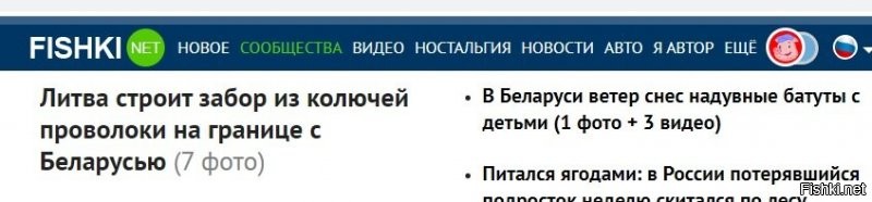 Литва строит забор из колючей проволоки на границе с Беларусью