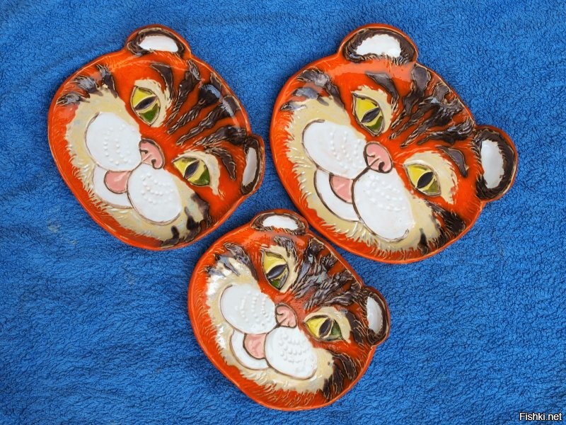 Керамические тарелочки для детей - придумала и сделала сама