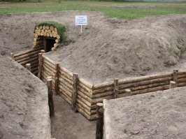 Рабочие нашли бункер, сохранившийся со Второй мировой