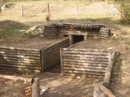 Рабочие нашли бункер, сохранившийся со Второй мировой