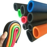 а у нас были вот примерно как вот эти трубки, брали мы их на местной жд станции,  резали повдоль и напяливали на руль и раму, у меня пол лисапеда в них было я ваще крутой был.