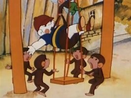 Угадайте:
Обезьянки. Гирлянда из малышей
Обезьянки. Осторожно, обезьянки!
Обезьянки и грабители
Как обезьянки обедали
Обезьянки, вперёд
Обезьянки в опере
Обезьянки. Скорая помощь