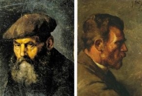 Ну да, ну да... Пикассо совершенно не умел рисовать. Ага... 
Вот ранние работы Пикассо.