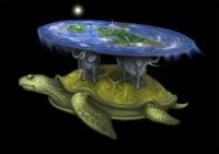 Там специально для этого, между черепахой и землёй стоят слоны