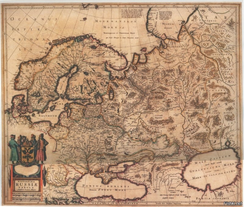 Ты не здоров. 
Карта нидерландского купца Исаака Массы, 1637 г.