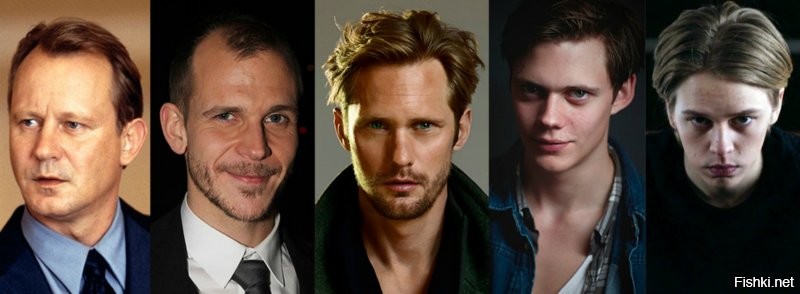 Стеллан Скарсгард, Густаф Скарсгард, Александр Скарсгард,  Билл Скарсгард, Вальтер Скарсгард.