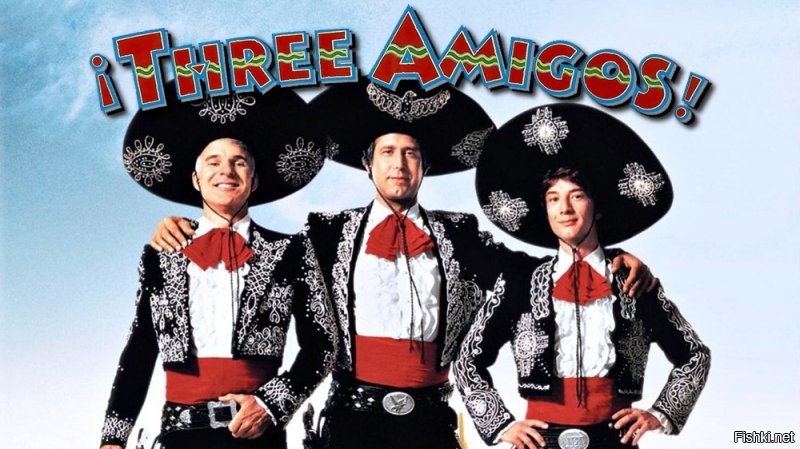 "Три амиго" пародия на вестерны