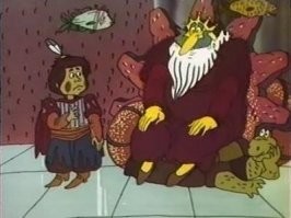 "в синем море в белой пене" недавно пересмотрел, один момент сильно насмешил, не замечал в детстве:

- ты будешь топить, корабли! ты проживёшь тысячу лет!
- тысячу лет топить корабли?