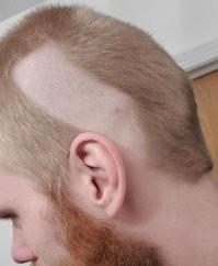 "Сосед по комнате предложил помочь со стрижкой"
А в чем проблема? Постриг же? Закончить только не дали.