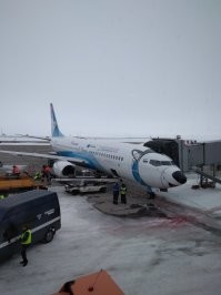 к 17-й. Символ универсиады в Красноярске. Аэропорт "Алыкель", г. Норильск