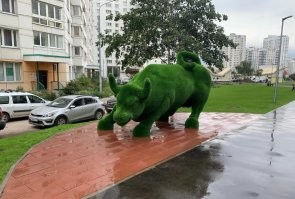 У меня в районе (Москва, Ленинский около м. Тропарёво) такой же бык стоит, надо его предупредить )))))) У него всё цело пока что )))))