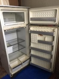 Морозилки были ну ооочень маленькие поэтому брали мало, но часто.