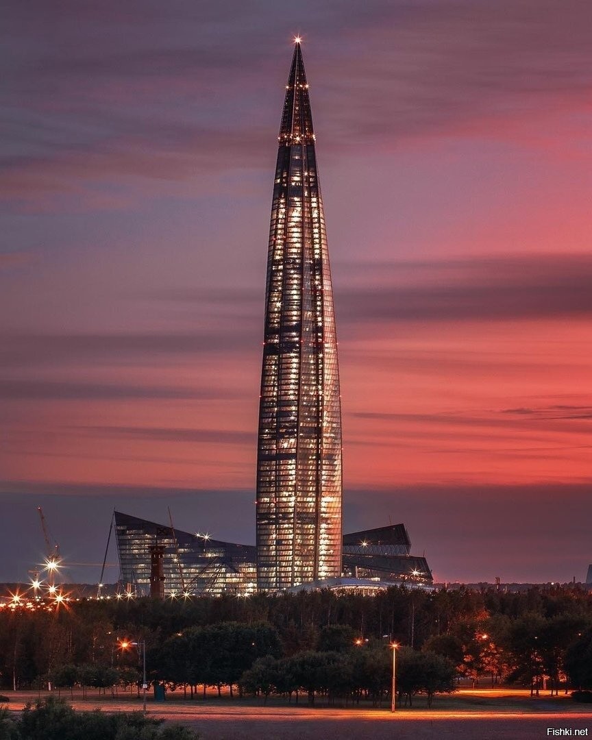 самый высокий небоскреб в санкт петербурге