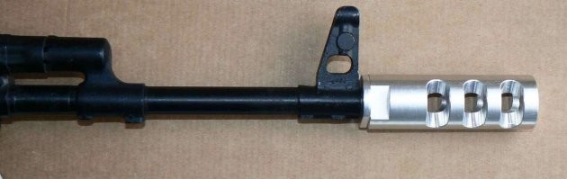 Это не глушители. Это дульные тормоза-компенсаторы (ДТК)