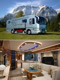 Это для какого-то саудовского принца эконом-класса, там этих принцев, что донов Педро в Бразилии. 
Вот автобус для реальных пацанов: