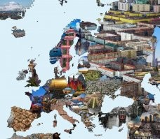 Вот серьёзно? По одному перекрёстку в одном конкретном городе? Максимум Исландия и Гренландия (почему в Европе) соответствуют из-за того, что там, собственно, один город и есть, который ещё и в картинку вмещается. Но вся Испания по Барселоне?