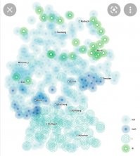 Диалект. Да и в самой песне нет чёткого ни мих ни мищ.
На примере ich (я)
А mich это  (меня), но это не принципиально.