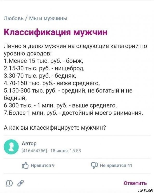 А я с ней согласен. Если ты за год не заработал 30 т.р., то стопудово ты нищеброд! :)