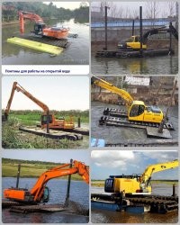 Потому, что нужны понтоны и/или упоры. 
А так, но только по мягкому грунту работать может или "догрести потихоньку", не махая граблей.