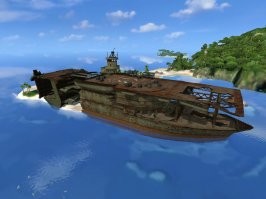 Похож на авианосец из старенькой FarCry