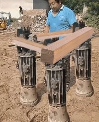 Хм... Возми три штуки, соедини кусками деревяшки или железа, запусти, и сиди себе в тенёчке, пока утромбует.