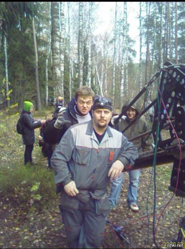 На съёмках разных фильмов: