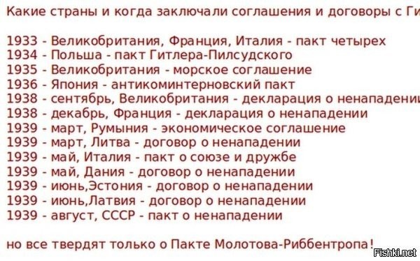 82 года назад был подписан пакт Молотова-Риббентропа