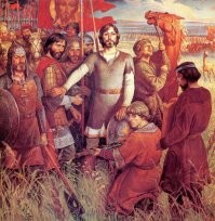 В хорошем качестве нашлась только центральная часть триптиха.