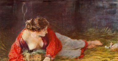 Как крепостную заставили кормить грудью щенка