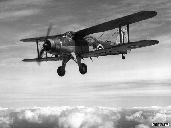 Fairey Albacore Фэйри Альбакор (англ. Fairey Albacore)   британский палубный самолёт- биплан, торпедоносец-бомбардировщик использовавшийся Авиацией Королевских ВМС во время Второй мировой войны. Был спроектирован как для использования в качестве разведчика, так и бомбардировщика. Альбакор, прозванный «Огрызком» (англ. Applecore), должен был заменить старые самолёты Суордфиш, поступившие на вооружение в 1936 году, но служил вместе с ними и был снят с вооружения раньше Суордфишей, смененный монопланом Барракуда
союзники обменивались образцами вооружения всю войну,
этого англичанам точно не жалко,не реактивный,
поражает точное совпадение схемы,размеров и веса ...
ну и вики в помощь
