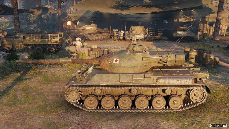 Не М60, а Type 61 - чисто японский средний танк.