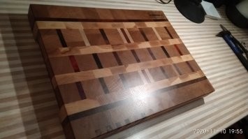 Разделочная торцевая доска.