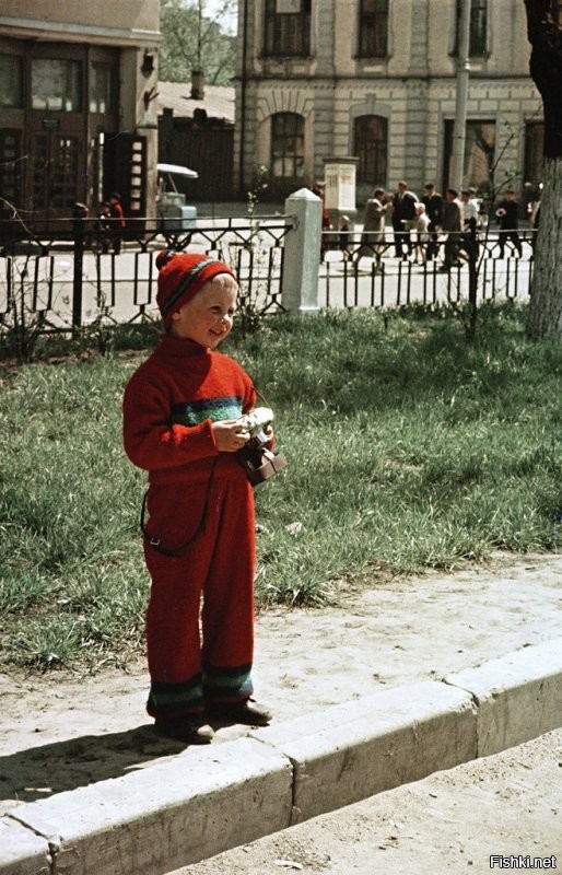 Середина 1950-х, г. Новосибирск, Красный проспект. Автор Семён Фридлянд
