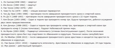 Практически всех президентов Южной Кореи свергали и сажали за коррупцию. 

Климат там, что ли такой, что не получается не воровать? 

Или это происки северных корейцев, как полагаете?
