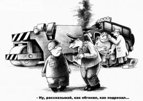 Глупая авария с участием дорожной техники в Петрозаводске