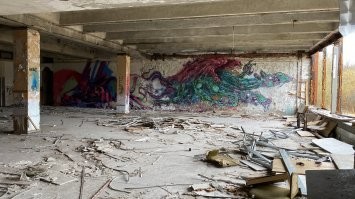 3) Заброшенный санаторий от Кировского Завода в Стрельна