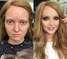 что докопались "лох", "оголодал" - когда девка накрашена многие могут лохануться